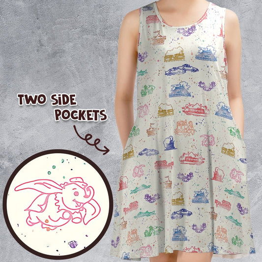 Sleeveless Dress - XKJSR6XT -  - 1