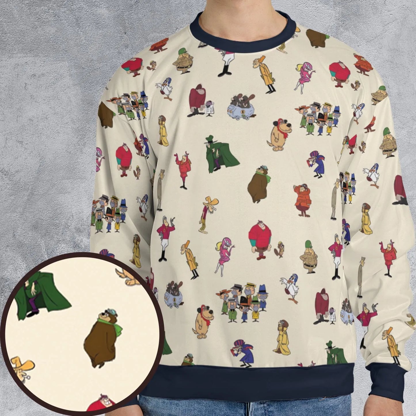 All-over Print Sweatshirt - DFSTAHJJ