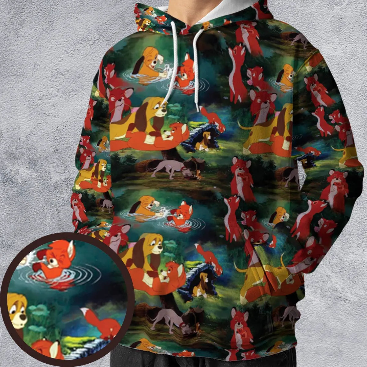 All-over Print Hoodie - 9HPZHTKE