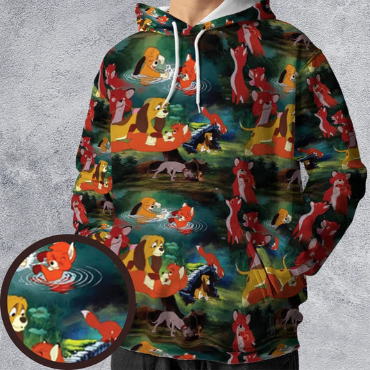 All-over Print Hoodie - 9HPZHTKE