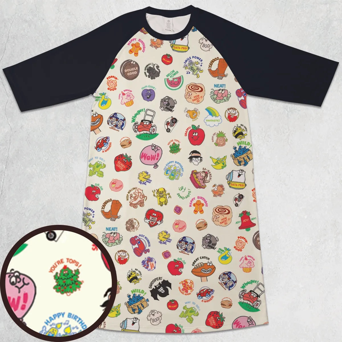 3/4 Sleeve Raglan Dress - ZFWSZJS2