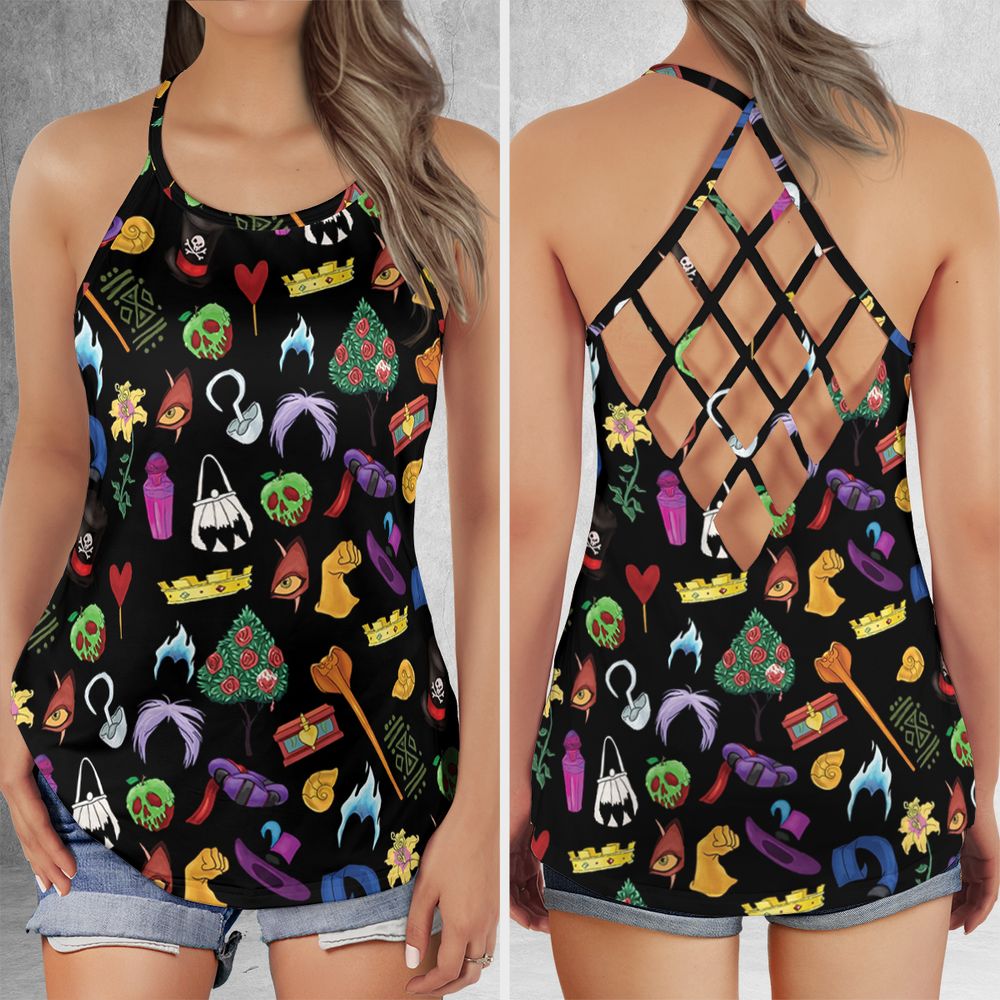 Criss Cross Tank Top - XVMKK41T -  - 1