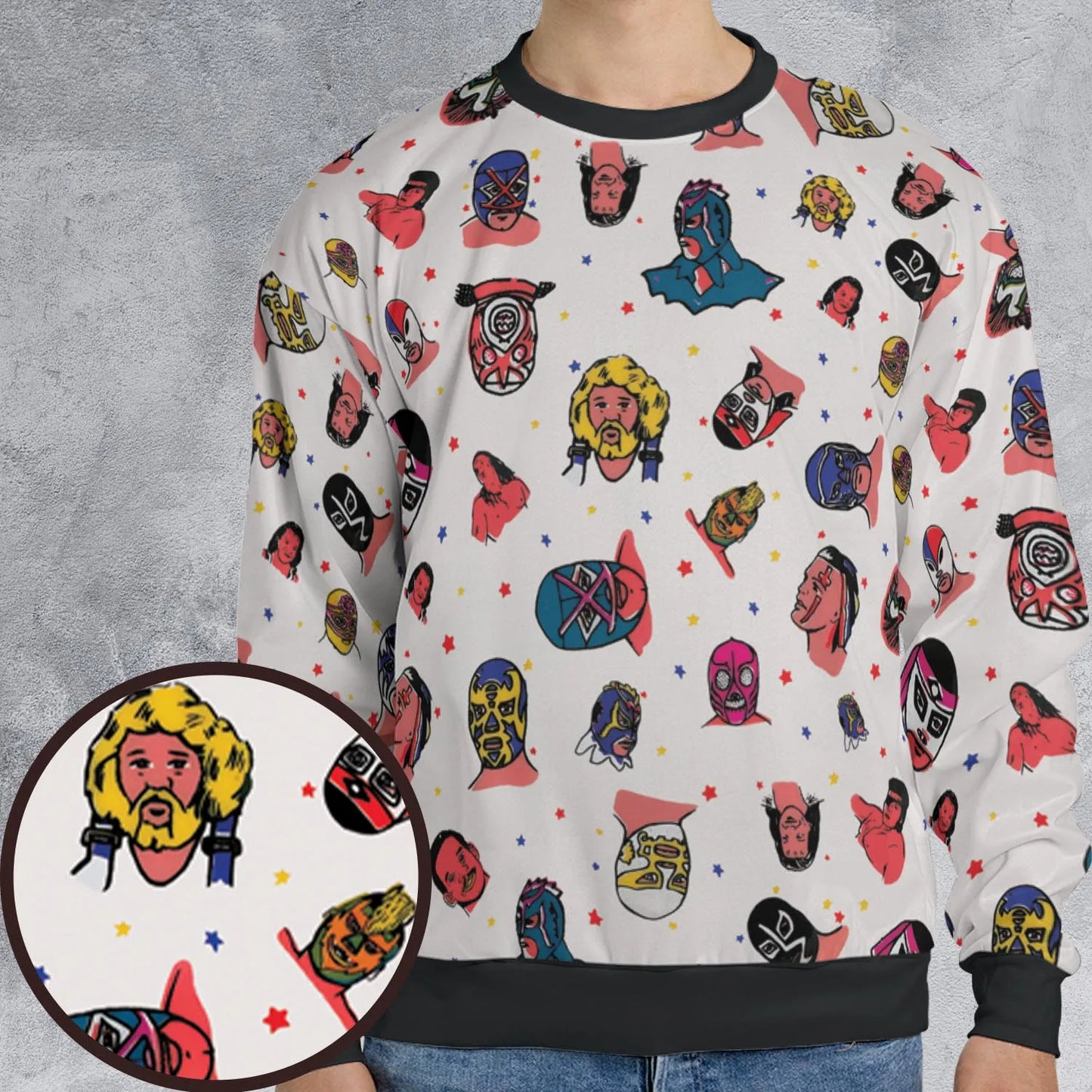 All-over Print Sweatshirt - HKVMF846