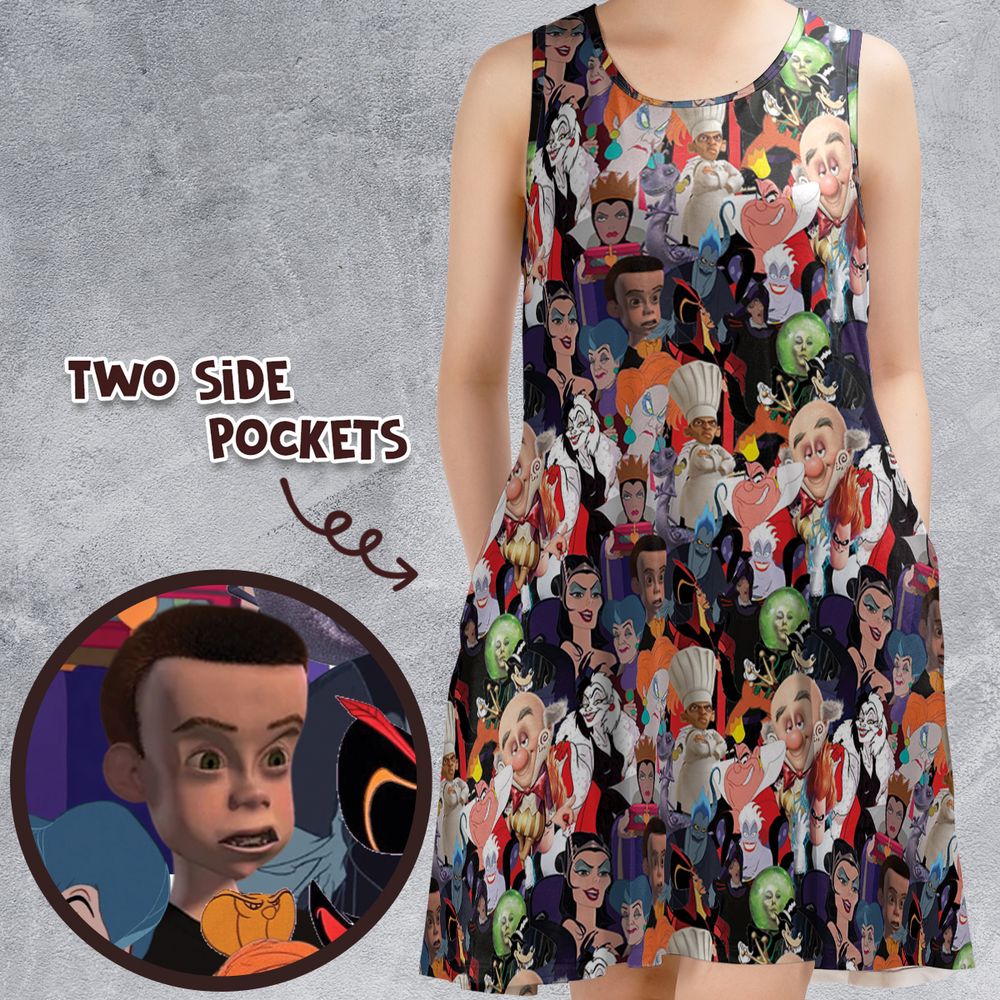 Sleeveless Dress - Q9M7KZ3C -  - 1