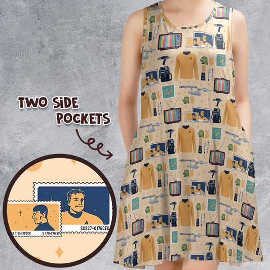 Sleeveless Dress - HTY9SJM1 -  - 1