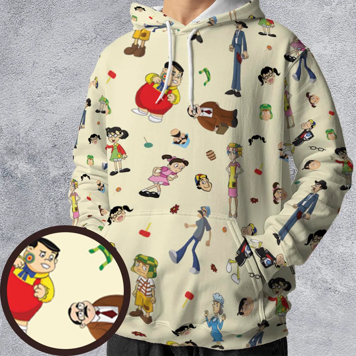 All-over Print Hoodie - 16WAKTPC