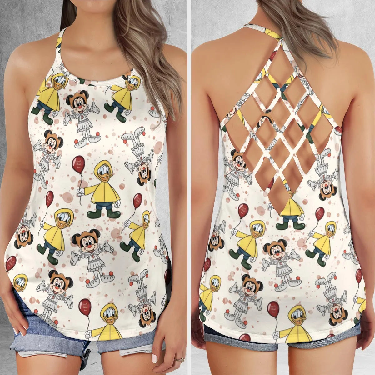 Criss Cross Tank Top - NQ8SAFBG