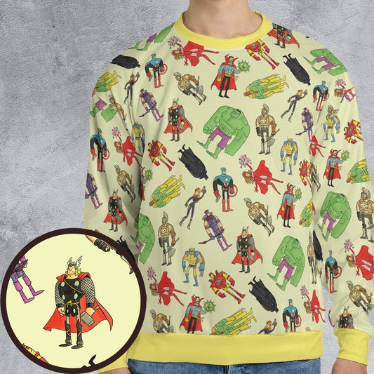 All-over Print Sweatshirt - 4Z878A5T -  - 1