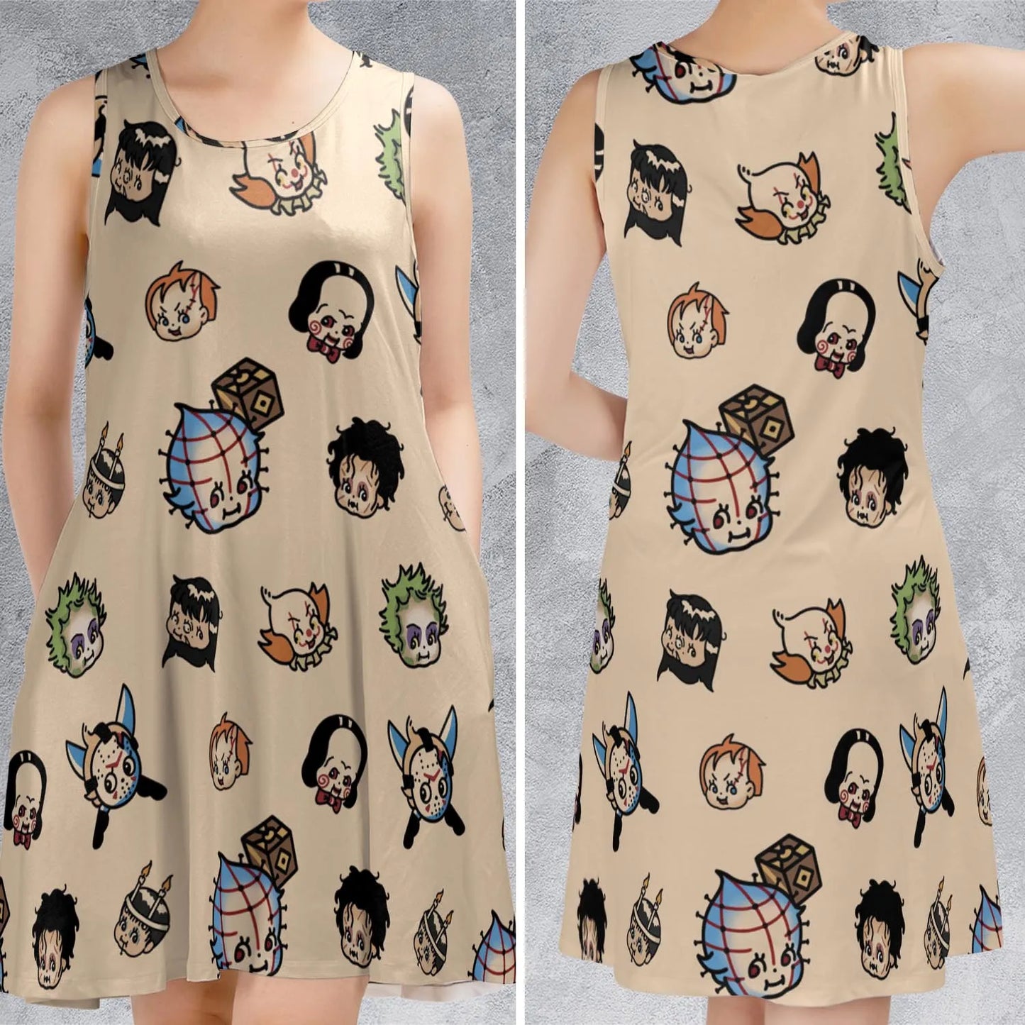 Sleeveless Dress - WXC6RUGF
