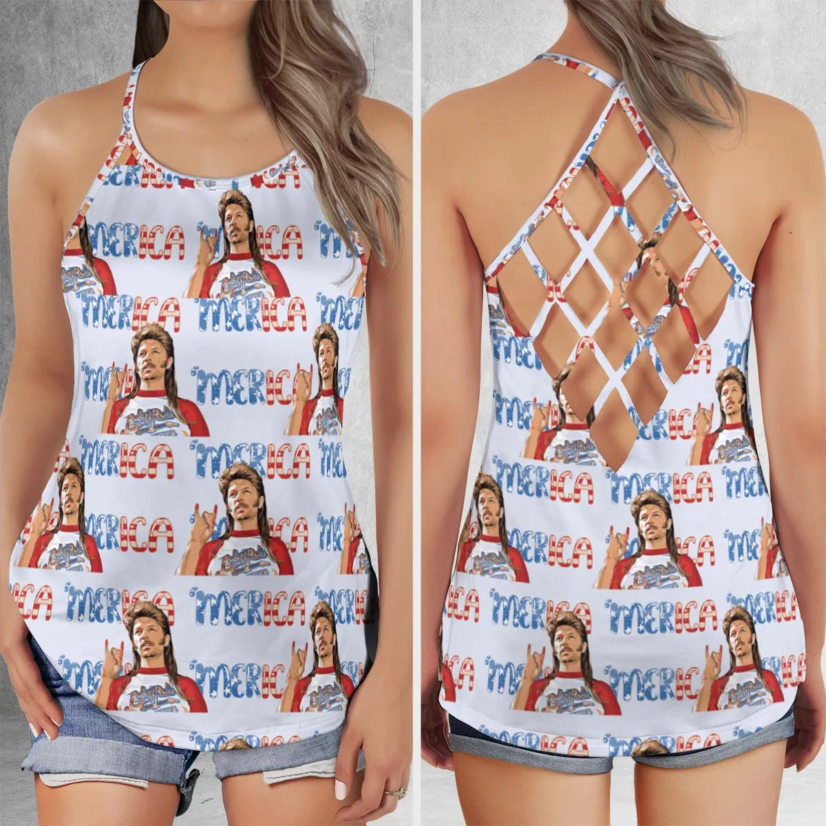 Criss Cross Tank Top - VG4AVDJ6