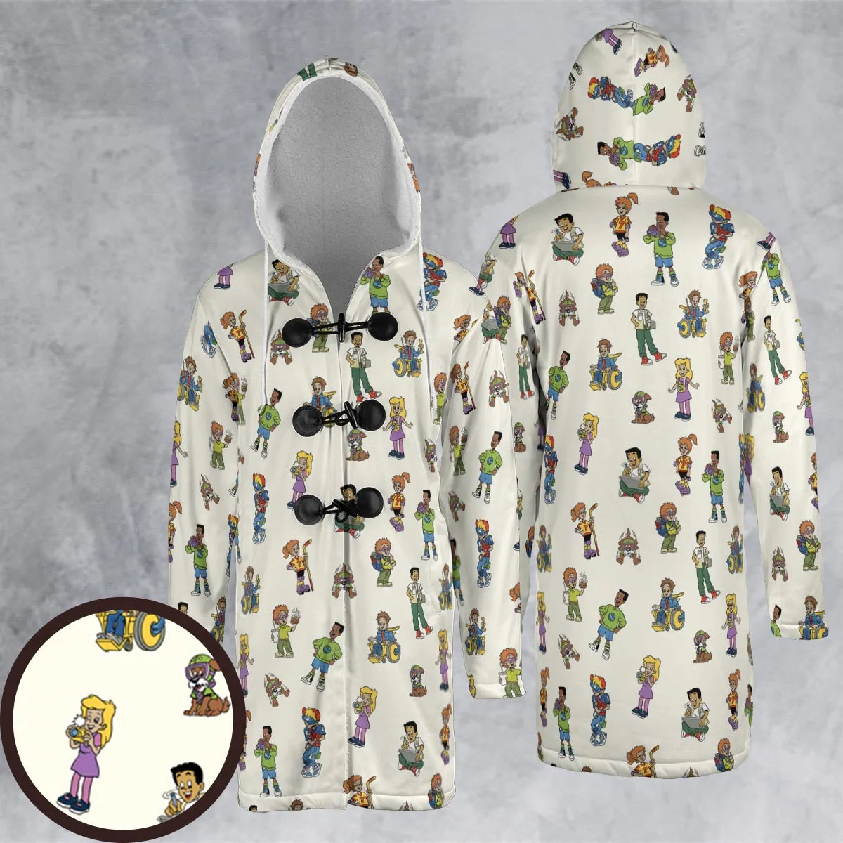 Hooded Cloak Coat - MRXR48WB