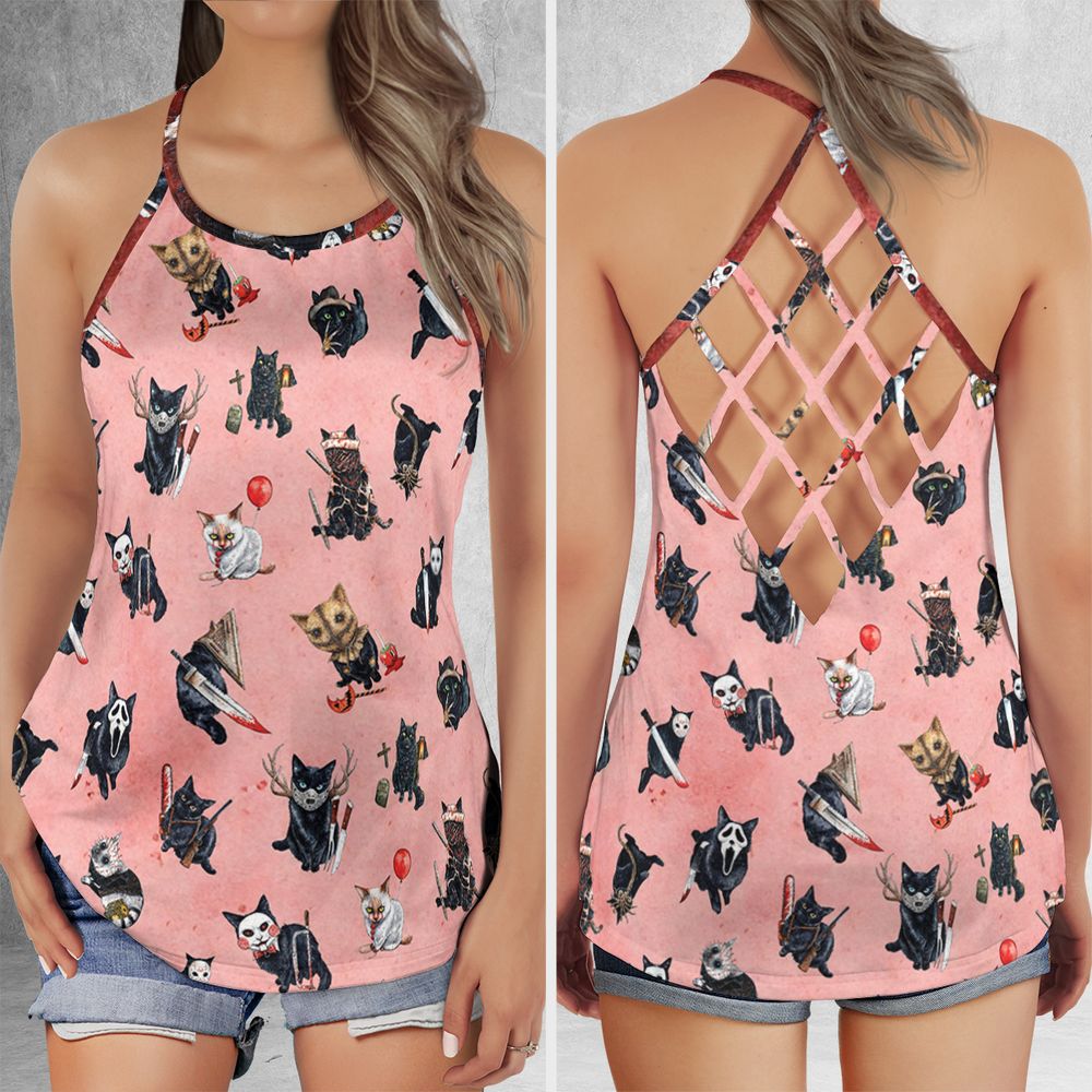 Criss Cross Tank Top - QB3M9BP5 -  - 1