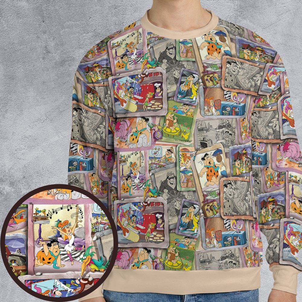 All-over Print Sweatshirt - A8TX5B3V -  - 1