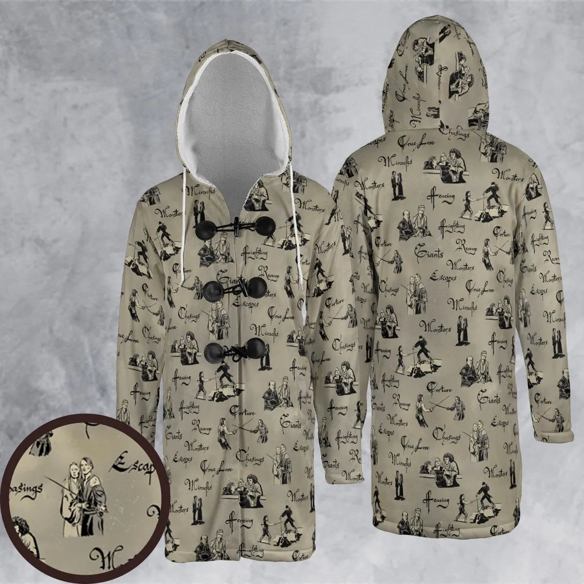Hooded Cloak Coat - NJ74H7Q7