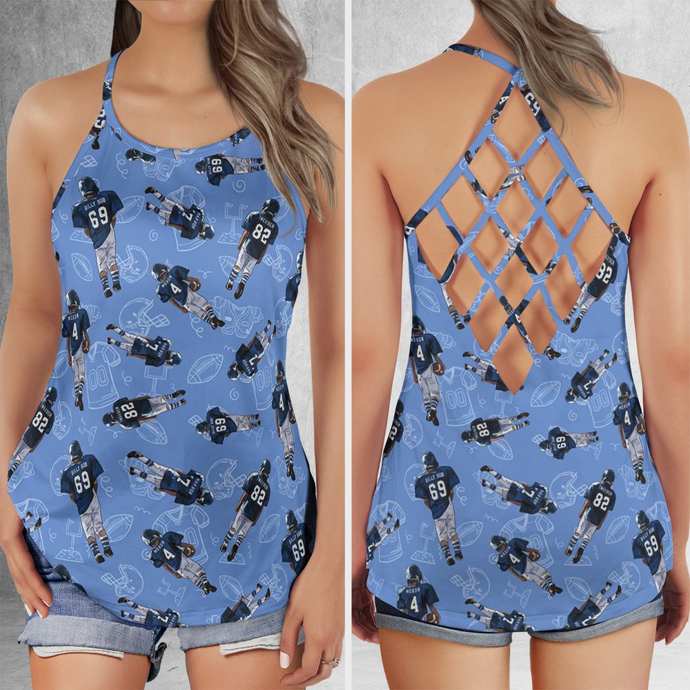 Criss Cross Tank Top - 11MGR57C -  - 1
