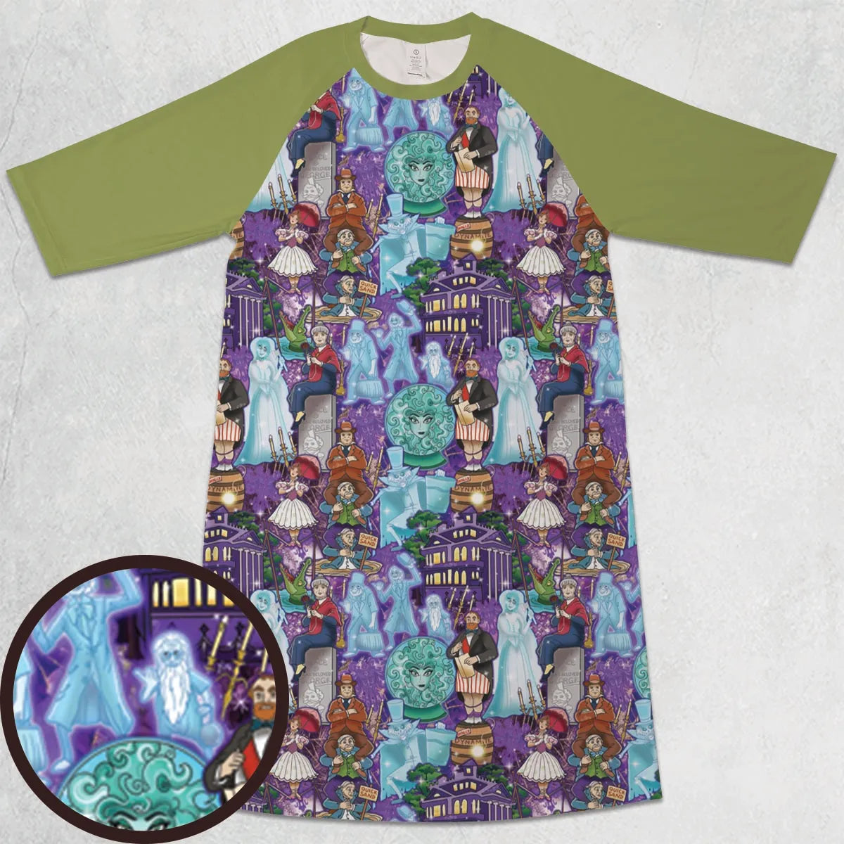 3/4 Sleeve Raglan Dress - AK7Q9PPJ