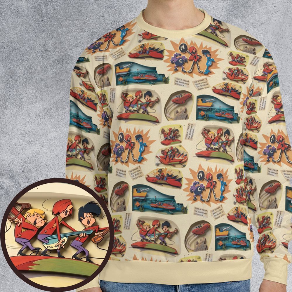 All-over Print Sweatshirt - FR5K64S1 -  - 1