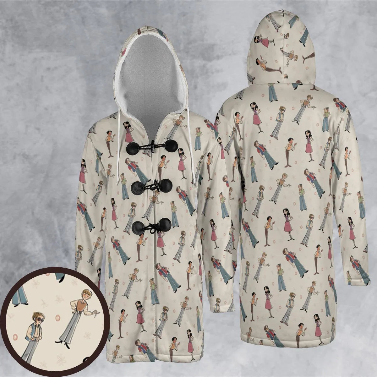Hooded Cloak Coat - DLJZV5K6