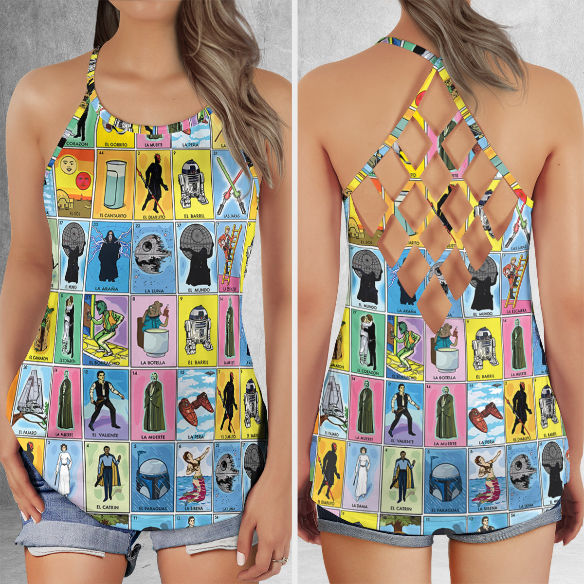 Criss Cross Tank Top - BHGTAA3R