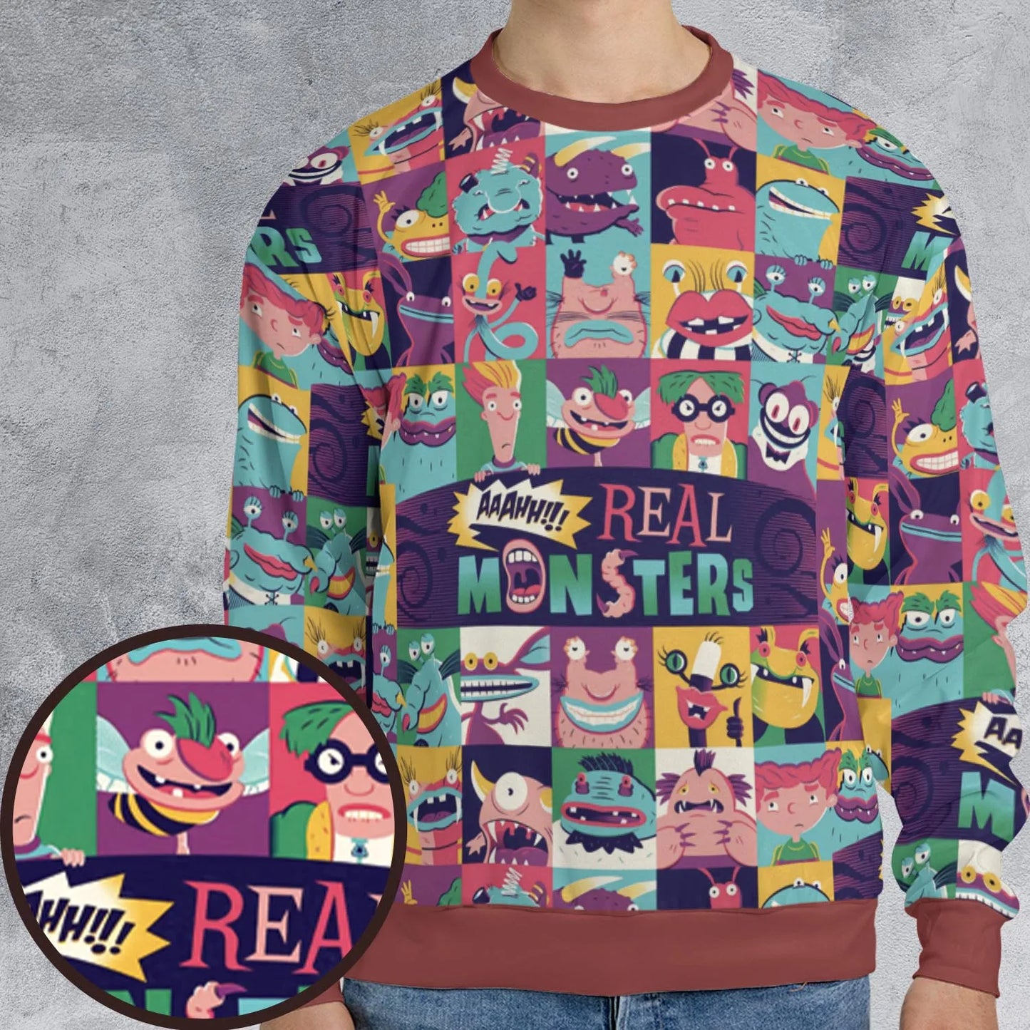 All-over Print Sweatshirt - 8YD3WPBH