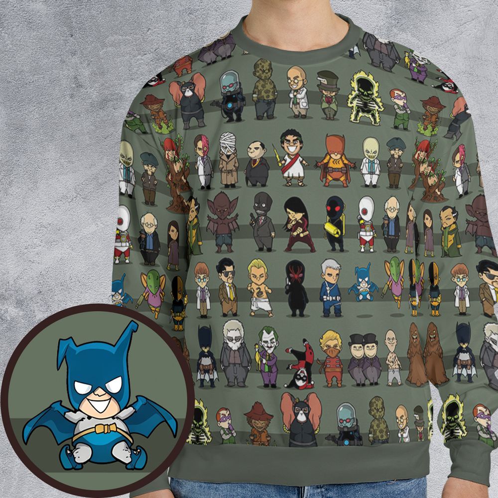 All-over Print Sweatshirt - E76ME735 -  - 1