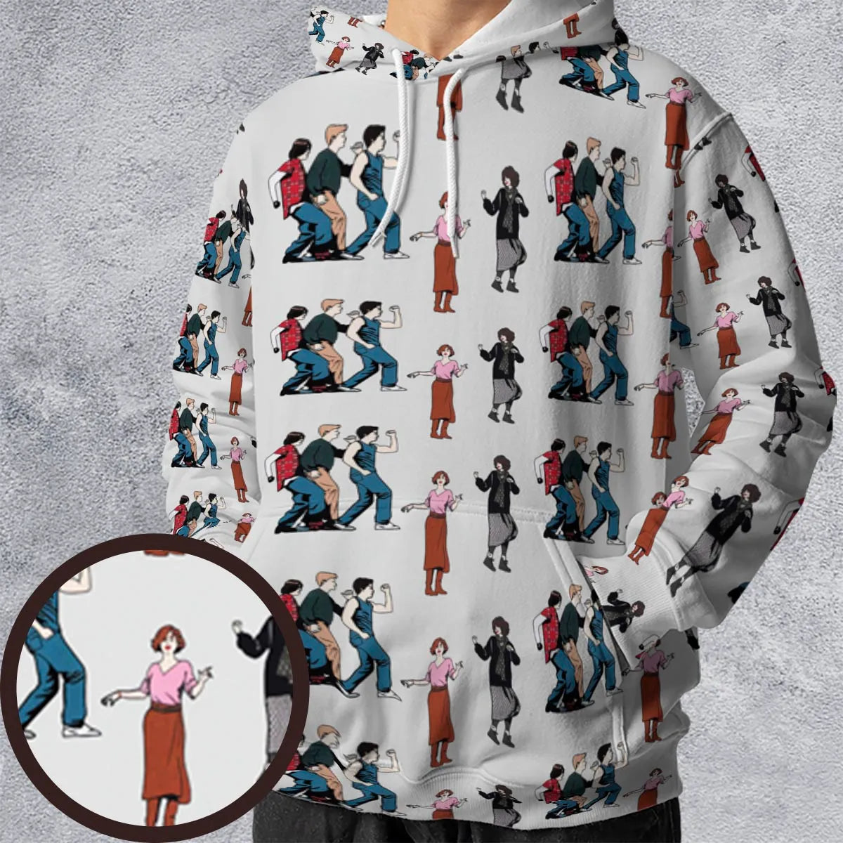 All-over Print Hoodie - 3J4MFDGW