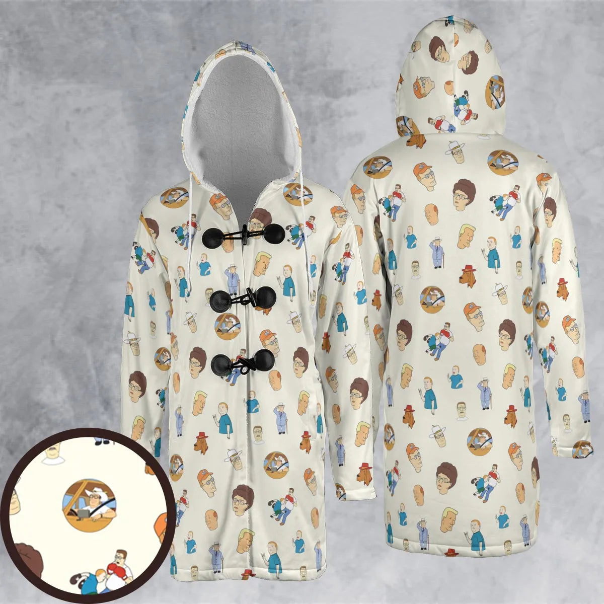 Hooded Cloak Coat - QBVSFVGS
