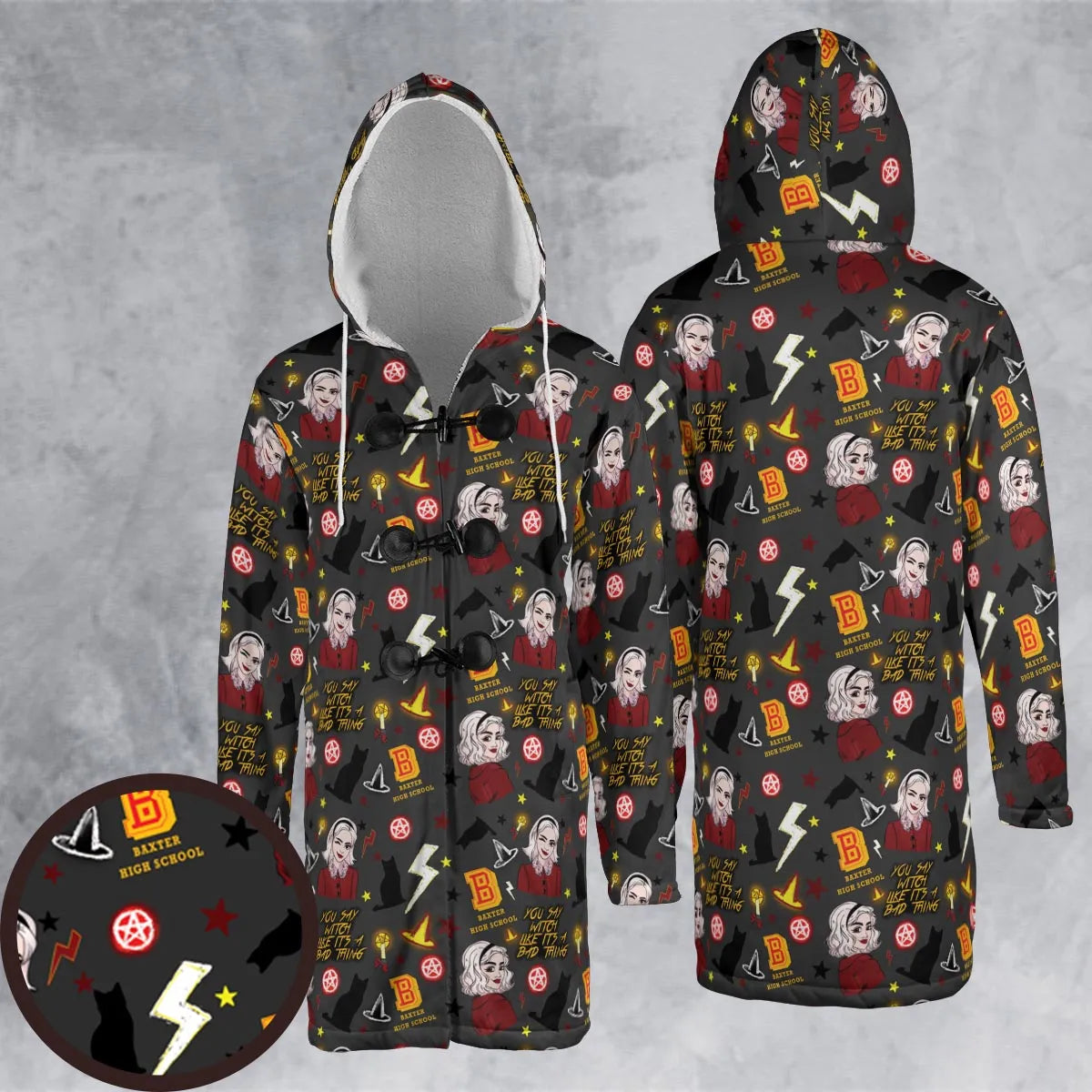 Hooded Cloak Coat - CGL483VK