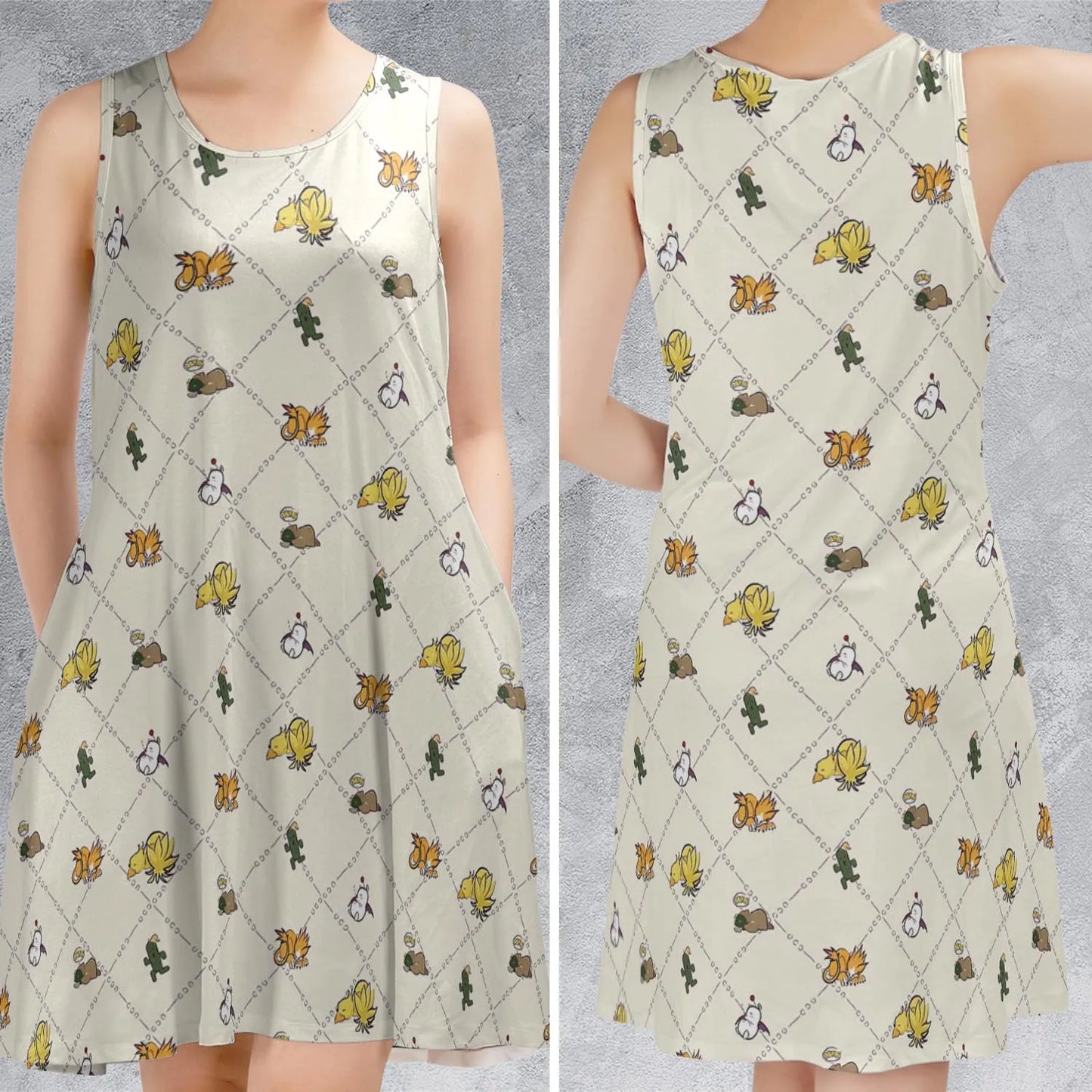 Sleeveless Dress - C2D18PZ7