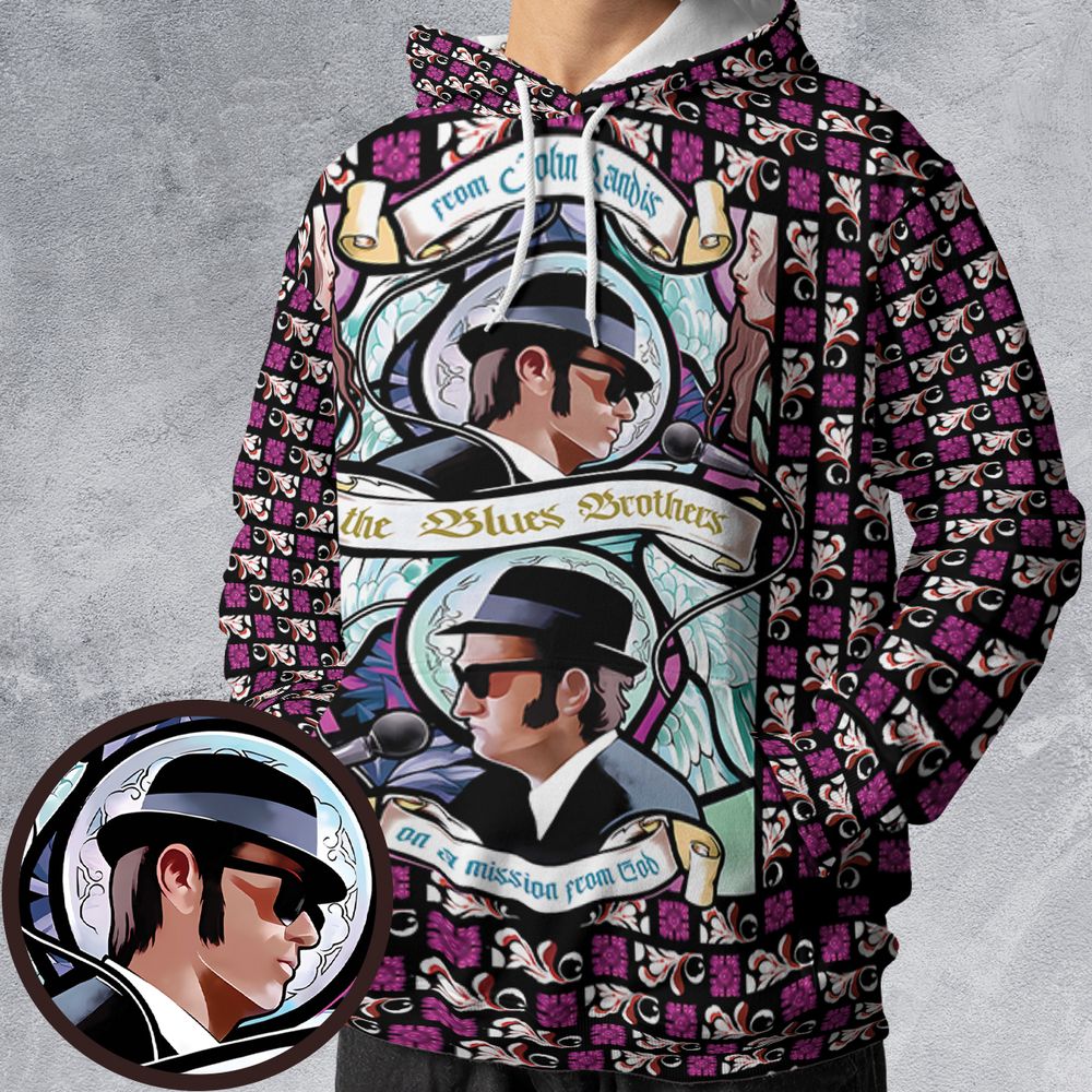 All-over Print Hoodie - X5GBHM9B -  - 1