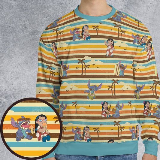 All-over Print Sweatshirt - AZKZ2387 -  - 1