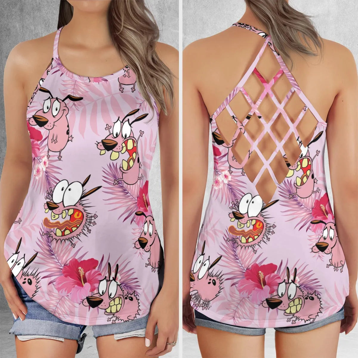Criss Cross Tank Top - E13FQGN4
