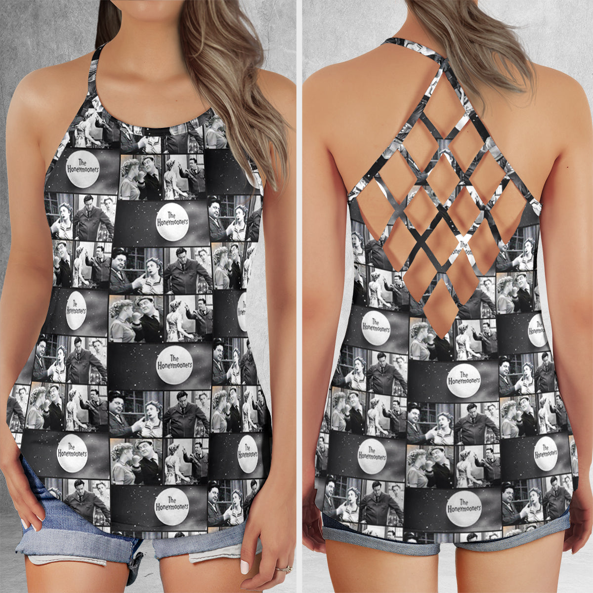 Criss Cross Tank Top - KU9JXTVB