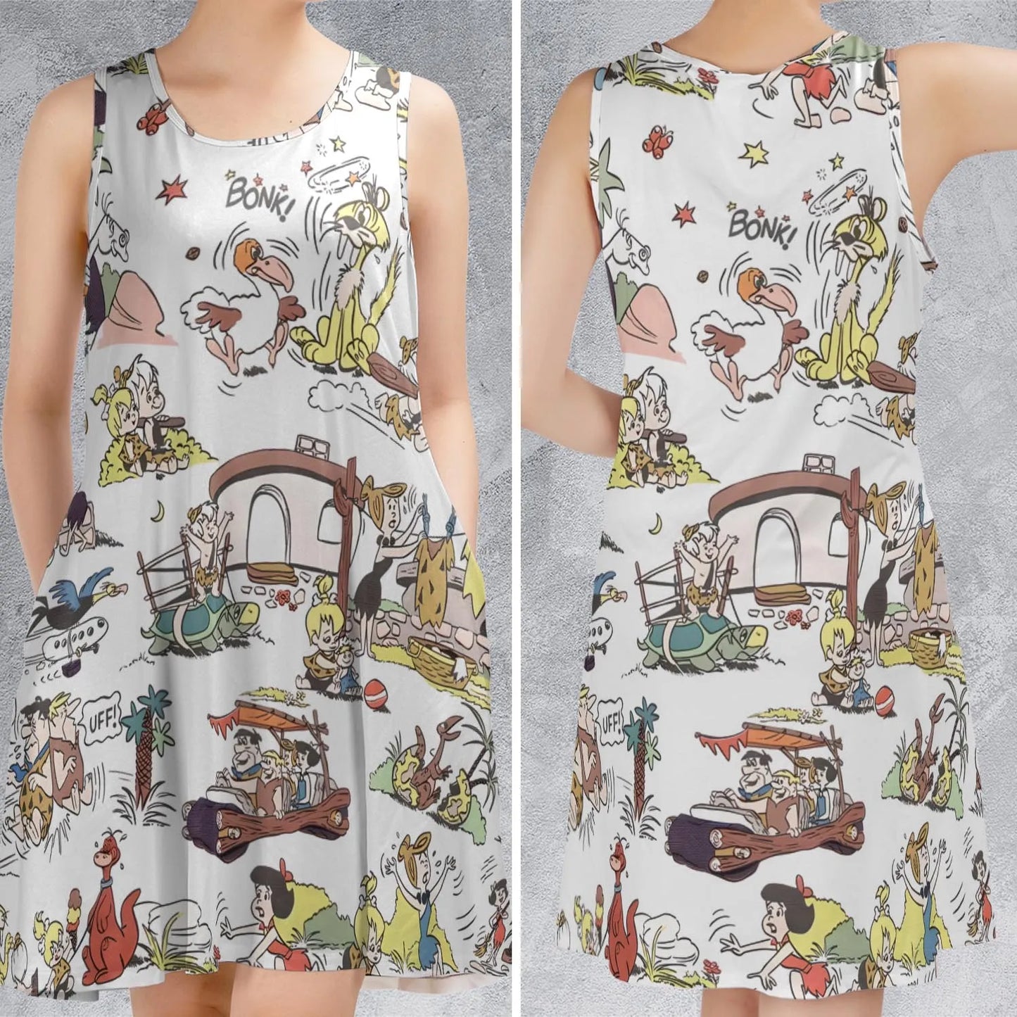Sleeveless Dress - T35RP1UP