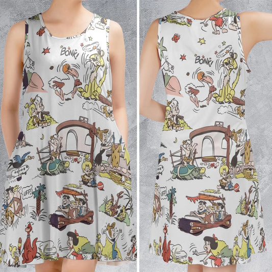 Sleeveless Dress - T35RP1UP