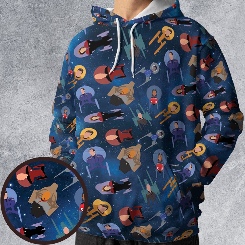 All-over Print Hoodie - KT26S8HF -  - 1