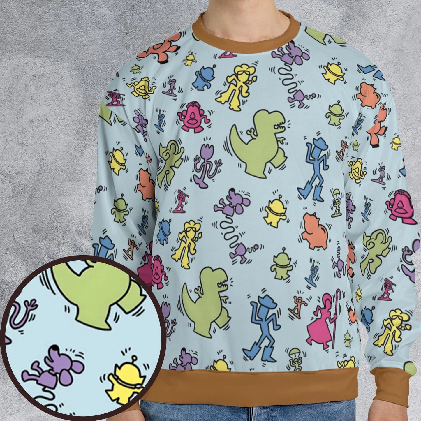 All-over Print Sweatshirt - YEAVQDS6
