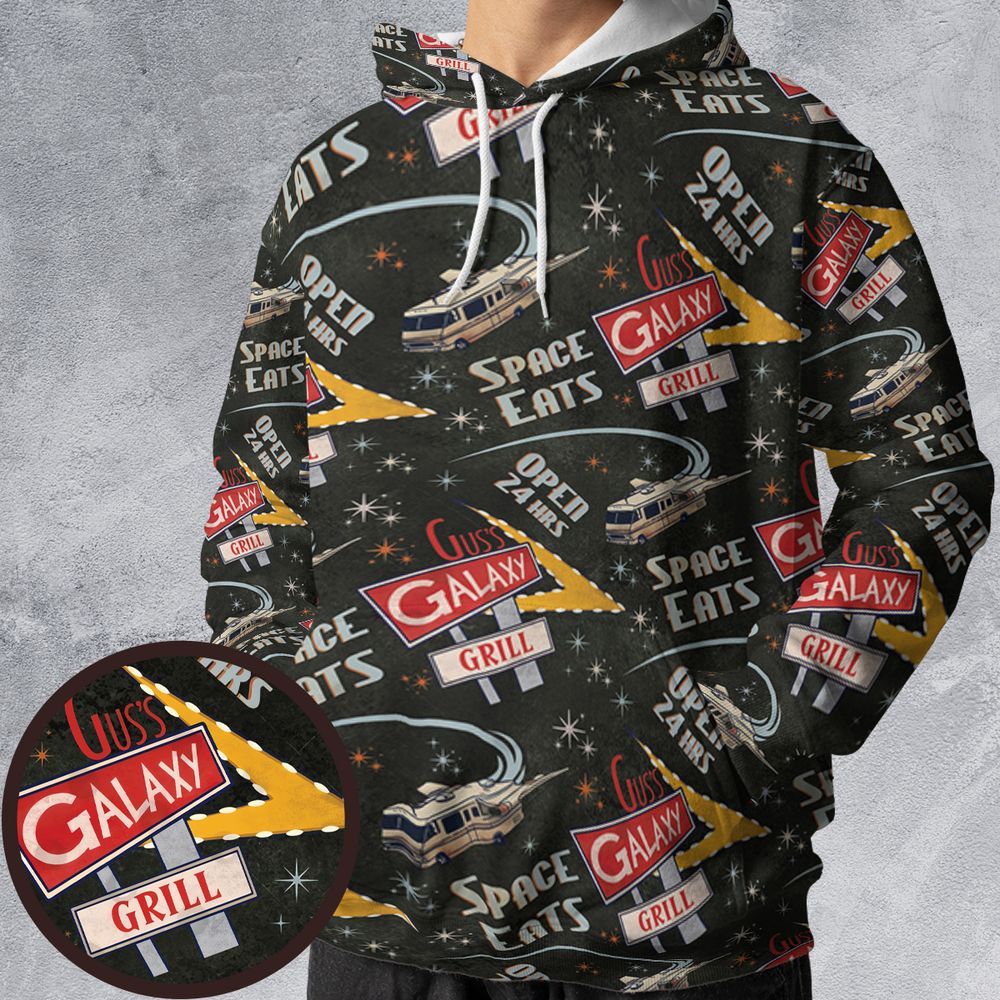 All-over Print Hoodie - MT3ARL4Y -  - 1