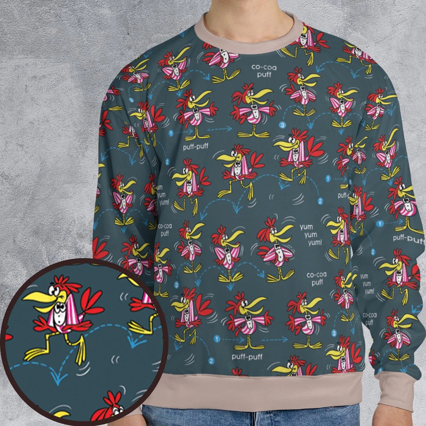 All-over Print Sweatshirt - HFS8V6YW