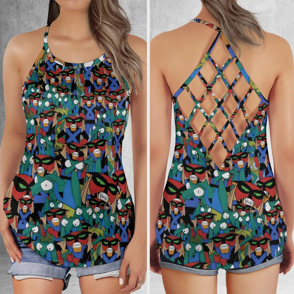 Criss Cross Tank Top - VAHSYDLN