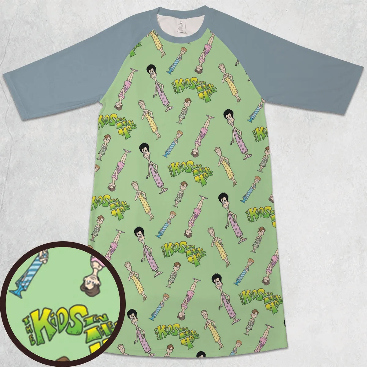 3/4 Sleeve Raglan Dress - DPLCREX1