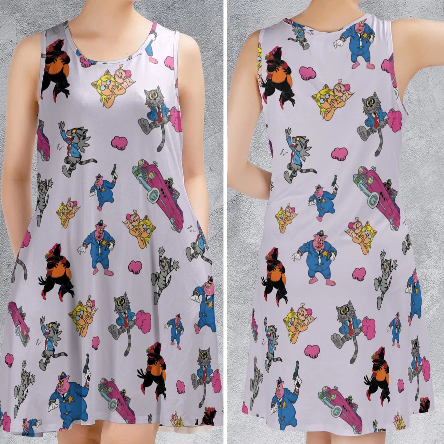 Sleeveless Dress - X48WMDKH