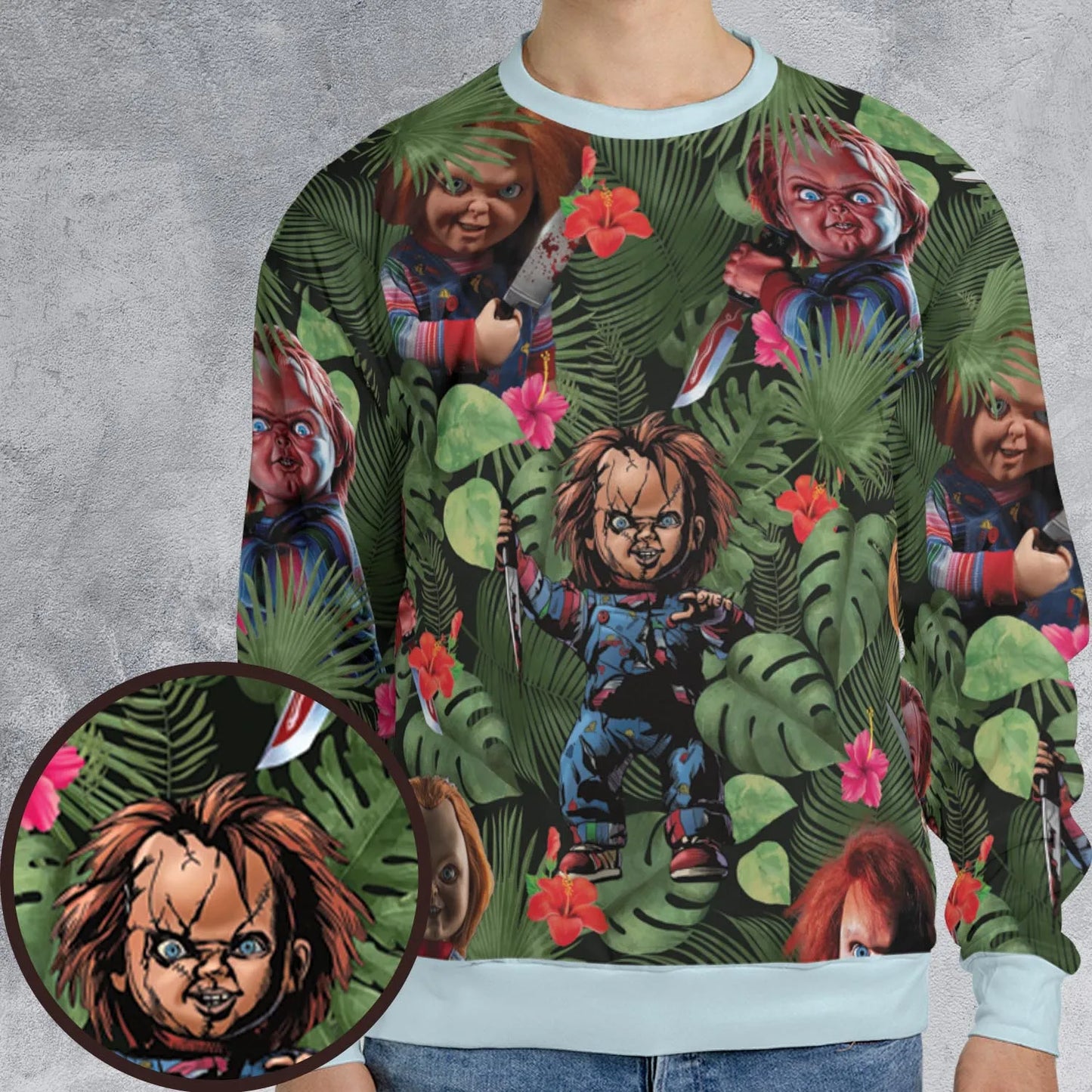 All-over Print Sweatshirt - TQ4GK6LC