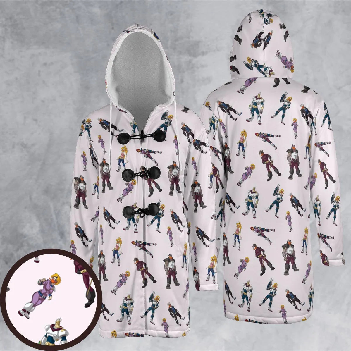 Hooded Cloak Coat - S1AVT2NP