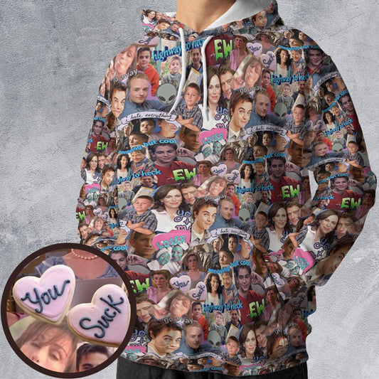 All-over Print Hoodie - TWH6B44T -  - 1