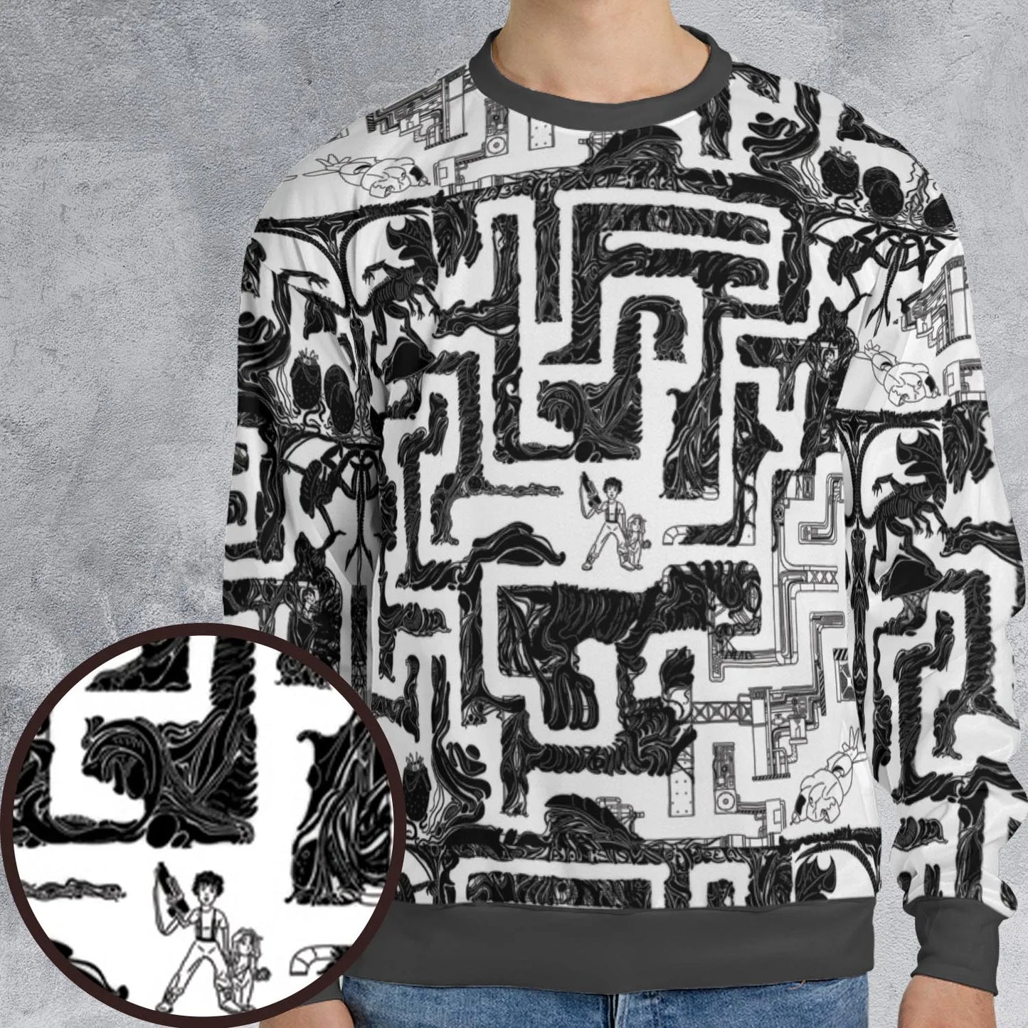 All-over Print Sweatshirt - VFDS59JH