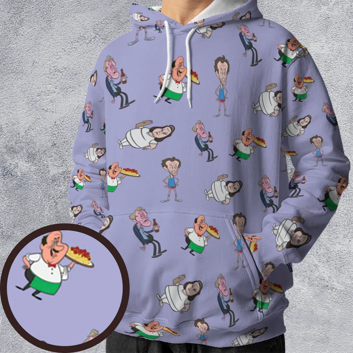 All-over Print Hoodie - L4SUN962