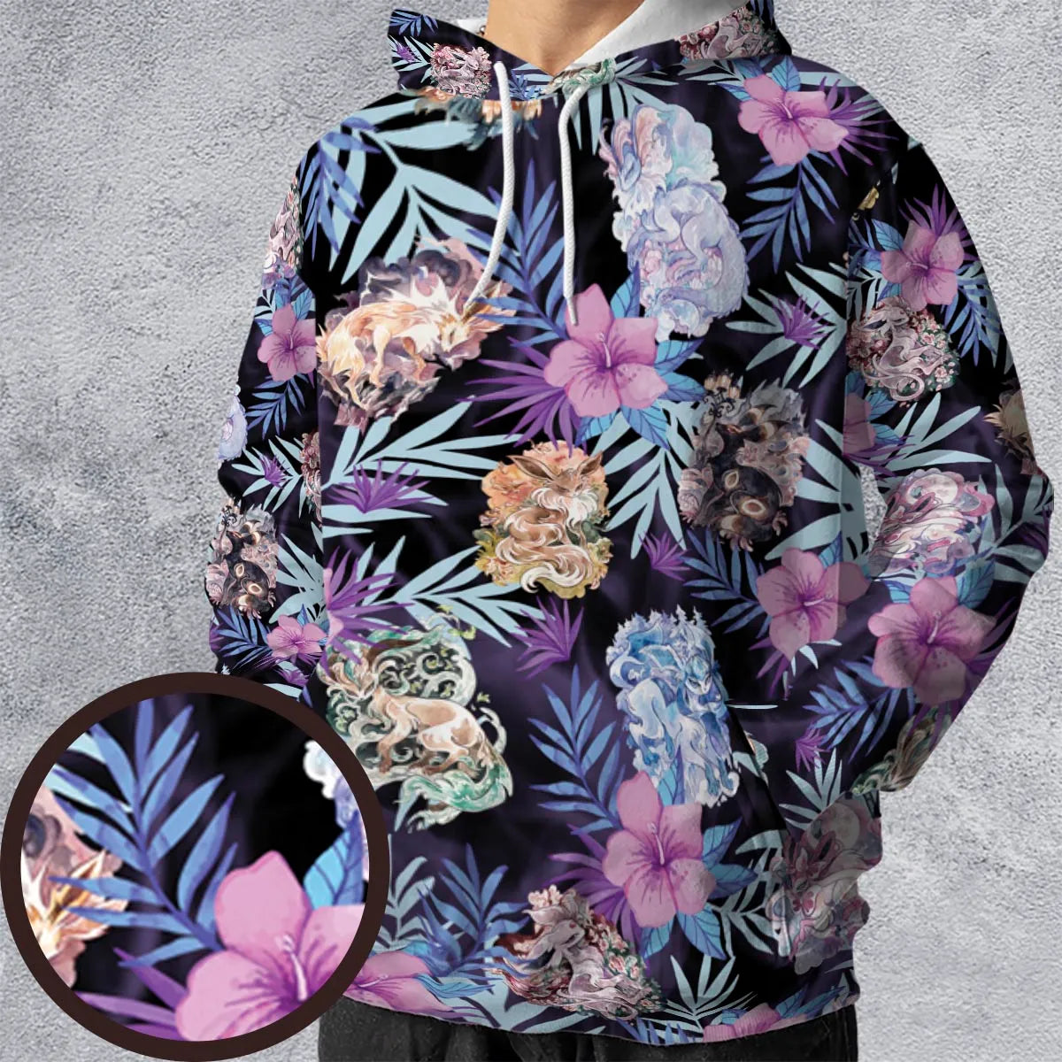 All-over Print Hoodie - NJE7B586