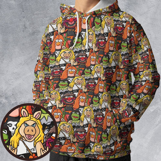 All-over Print Hoodie - N4BJ4ARW -  - 1