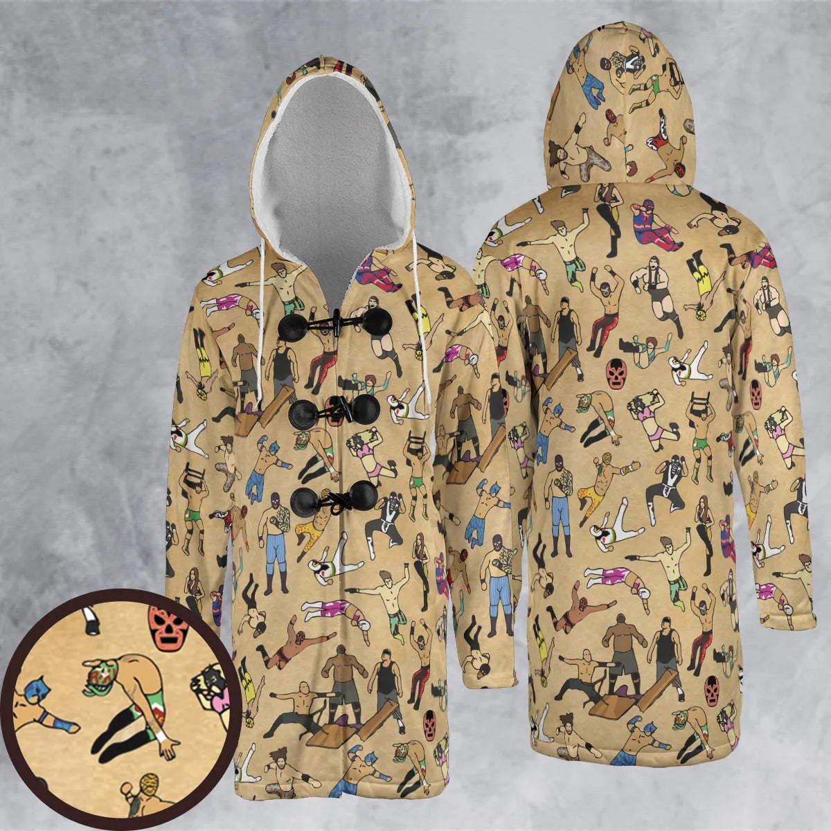 Hooded Cloak Coat - ALA77JM6